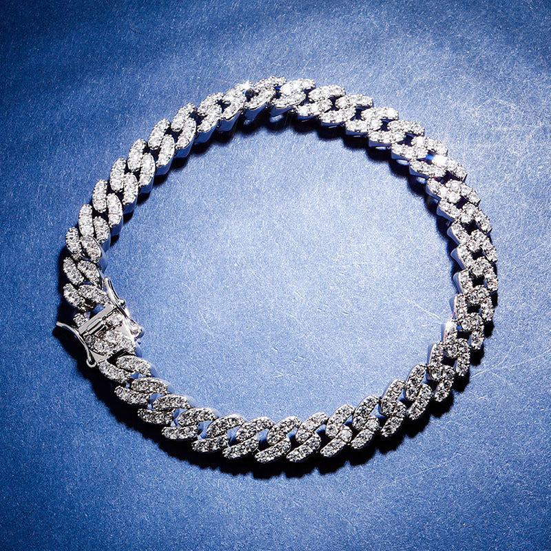 Hip-hop full zircon personality women's anklet