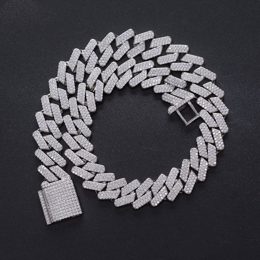Fashion Full Diamond Men's Cuban Necklace